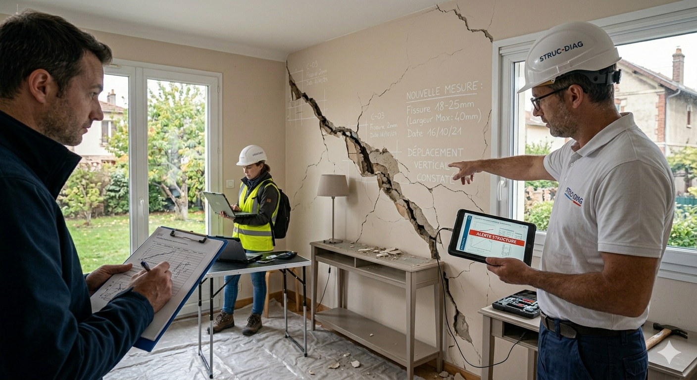image fissures bâtiment